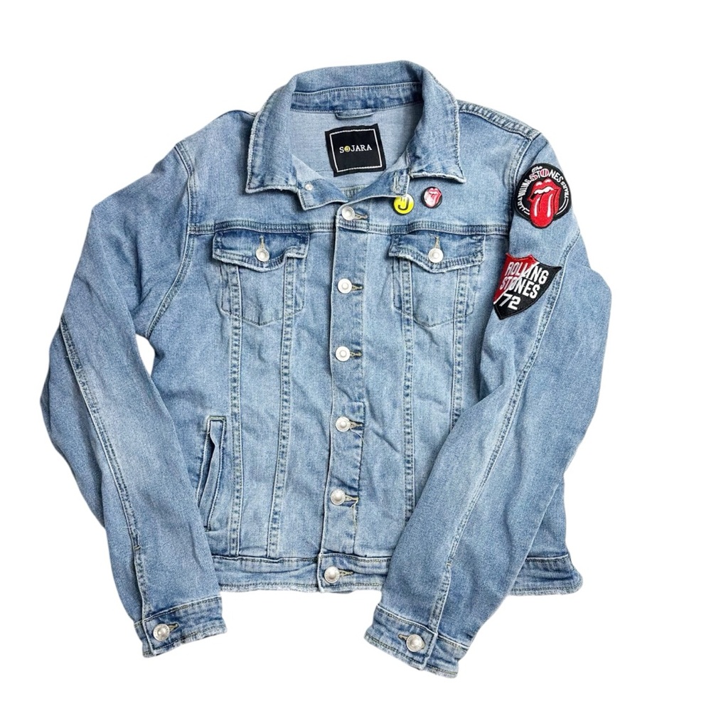 Sojara Rolling Stones denim jacket